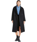 Max Mara Weekend Resina Beltido negro con cinturón