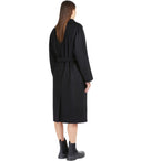 Max Mara Weekend Resina Beltido negro con cinturón