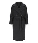 Max Mara Weekend Resina Beltido negro con cinturón