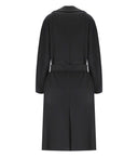 Max Mara Weekend Resina Beltido negro con cinturón