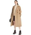 Max Mara Weekend Resina Camel Belted Mantel