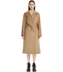 Max Mara Weekend Resina Camel Belted Mantel