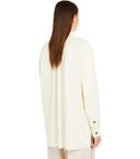MAX MARA Weekend Rolf Cream Oversize Shirt