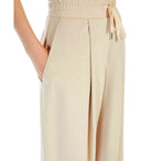 Pantalon beige du week-end de week-end max mara