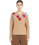 Max Mara Weekend Sasia Camel Crewneck Jumper