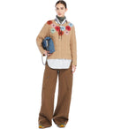 Max Mara Weekend Sasia Camel Crewneck Jumper