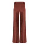 Max Mara Weekend Sonale Rust Flared Trousers