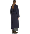 Max Mara Weekend Tempera Blue Blauwe ras jas