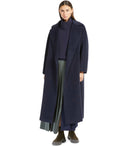 Max Mara Weekend Tempera Blue Blauwe ras jas