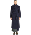 Max Mara Weekend Tempera Blue Blauwe ras jas
