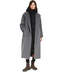 Max Mara Weekend Tempera Tempera Medium Grey Coat