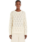 Max Mara Weekend Teramo Ecru Crewneck Jumper