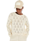 Max Mara Weekend Teramo Ecru Crewneck Jumper