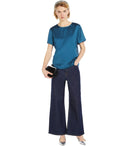 Max Mara Weekend Torres Blue Blouse