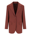 Max Mara Weekend Veber Rost Blazer a petto singolo