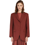 Max Mara Weekend Veber Rost Blazer a petto singolo