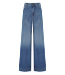 Max Mara Weekend Vega Light Blue Wide Leg Jeans