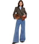 Max Mara Weekend Vega Light Blue Wide Leg Jeans