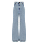 Max Mara Weekend Vega Light Blue Wide Leg Jeans