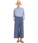 Max Mara Weekend Virgin Blue Cropped Trousers