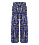 Max Mara Weekend Virgin Blue Cropped Trousers