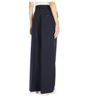 Max Mara Weekend Visivo Blue Wide Leg Trousers