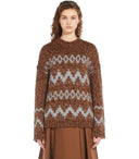 Max Mara Weekend Yen Brown Crewneck Springer