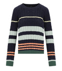 Max Mara Weekend Zorro Zorro Blue Stripedneck Jumper