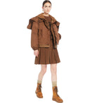 Max Mara Weekend Zucca Nocciola Ribbed Jupe