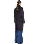 Max Mara Weekend Zum Blue Double Breasted Coat