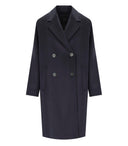 Max Mara Weekend Zum Blue Double Breasted Coat