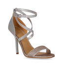 Michael Kors Astrid Glitter Silver Gold Heeled Sandal
