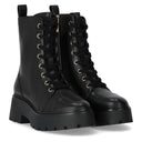Bota de combate negra de Michael Kors Blake