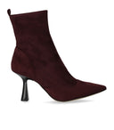 Michael Kors Clara Burgundy Heeled Ankle Boot
