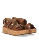 Michael Kors Colby Light Brown Platform Sandal