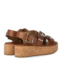 Michael Kors Colby Light Brown Platform Sandal
