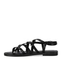 Michael Kors Darrington Black Flat Sandal