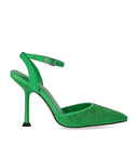 Michael Kors Imani Green Slingback Pump