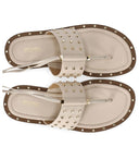 Michael Kors Jagger Cream Flat Sandal