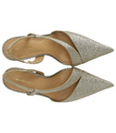 Michael Kors Jaida Gold Slingback Pumps