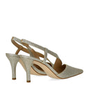 Michael Kors Jaida Gold Slingback Pumps