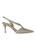 Michael Kors Jaida Gold Slingback Pumps