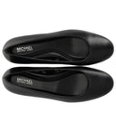 Michael Kors June Black Heeled Ballet Flat Shoe