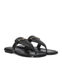 Michael Kors Lena Black Thong Sandal