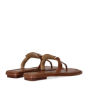 Michael Kors Lena Brown Thong Sandal
