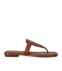 Michael Kors Lena Brown Thong Sandal