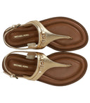 Michael Kors Mandy Gold Tanga Sandale