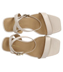 Michael Kors Merriam Cream Heeled Sandal