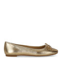 Michael Kors Nori Gold Ballett flacher Schuh