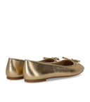 Michael Kors Nori Gold Ballett flacher Schuh